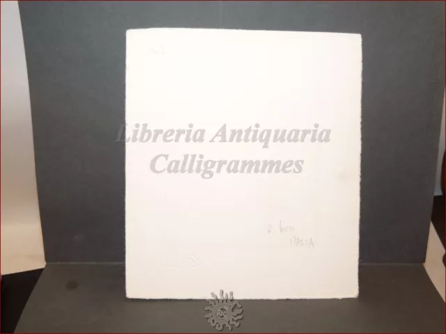 EROTICA - Ex-Libris Originale Firmato Lucci DANNUNZIANA De Filippis D'Annunzio 3