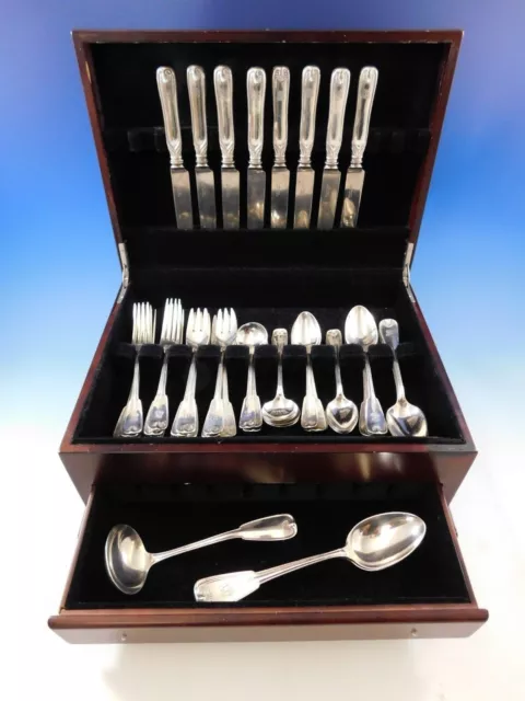 Palm by Tiffany & Co Sterling Silver Flatware Service for 8 Set 51 pieces