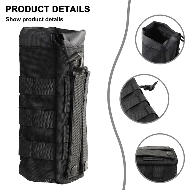 ADAPTABILITY IS KEY with Molle Water Bottle Holder Bag for Outdoor