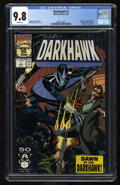 Darkhawk #1 CGC NM/M 9.8 White Pages 1st Full Darkhawk!  Key! Marvel 1991