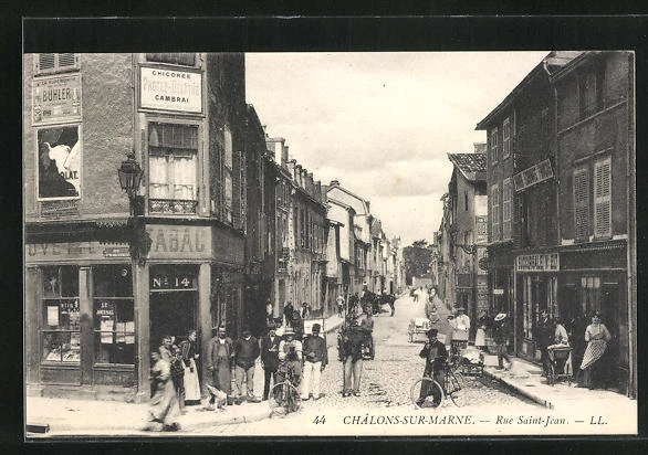 CPA Chalons-sur-Marne, Rue Saint-Jean