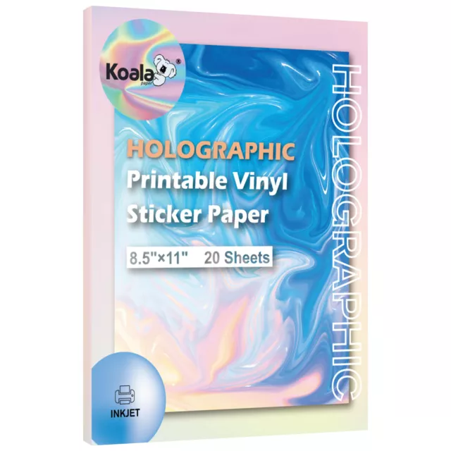 Lot 10-50 Koala Glossy White Sublimation Sticker Paper Waterproof