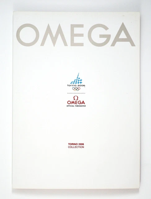 2006 OMEGA watch TORINO Olympic Press KIT with CD SPEEDMASTER SEAMASTER