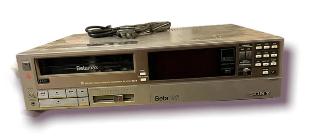 SONY SL-2710 BETAMAX player - Nice! - Hi-Fi Stereo VCR video recorder ...