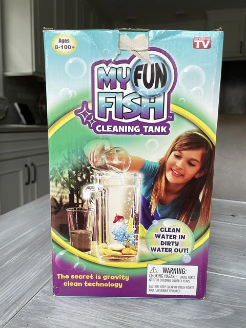 Self Cleaning Aquarium My Fun FISH TANK Complete Light-Small Fish Tank NEW ITEM