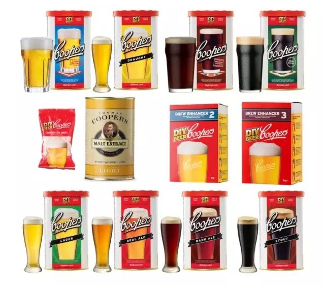 Coopers Original Series CHOOSE STYLE Beer Making Home Brew Kit - 40 pints - 25L