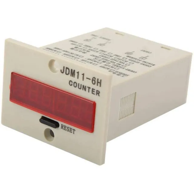Compteur numérique DEL JDM116H AC220V adapté à divers nombres d'entrées de s