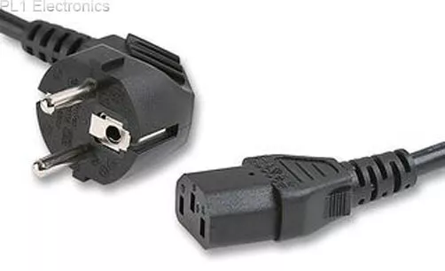 Volex - X-210699A - Power Cord, Euro To Iec, 2.5M, 10A