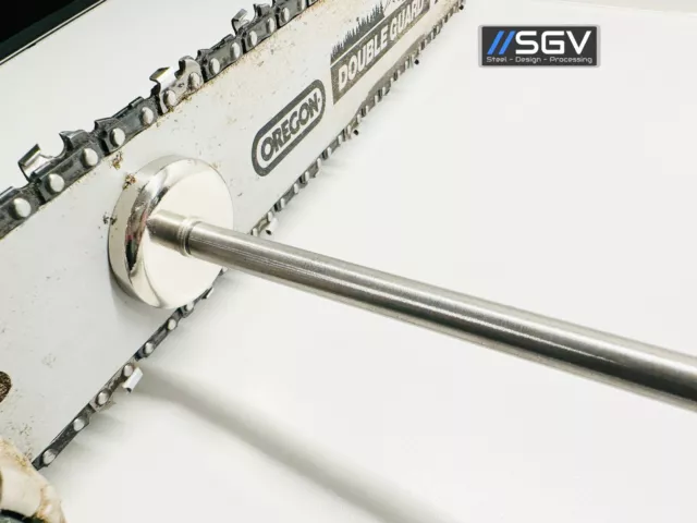 SGV Magnet Ablänghilfe 70kg Neodym - Edelstahl - Motorsäge Kettensäge Brennholz 3