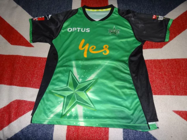 Cricket Shirt Rare Melbourne Stars 2016-17 Home Shirt WHITTY  No.31   Size XL