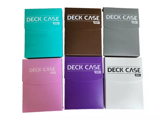 6x Ultimate Guard 100 card Deck Box - Various Colours