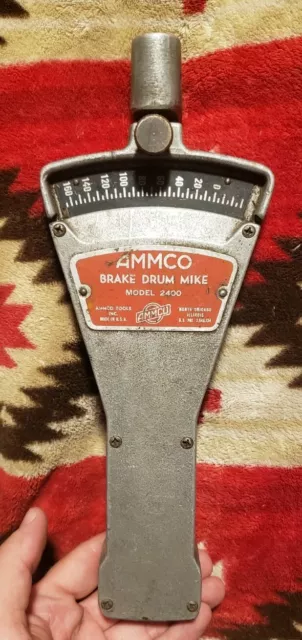 AMMCO Safe-Mike 2400 9" - 17-1/2" Brake Drum Micrometer Shop Tool