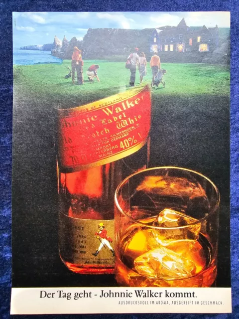 Johnnie Walker Red Label  Whisky, originale Werbung aus 1984