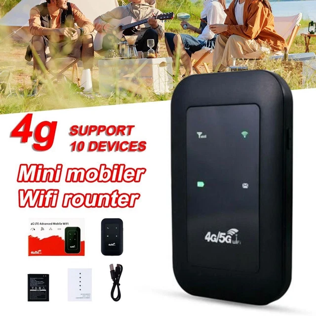 150Mbps 4G-LTE Adaptateur Wifi haut débit mobile MiFi Hotspot Routeur sans fil