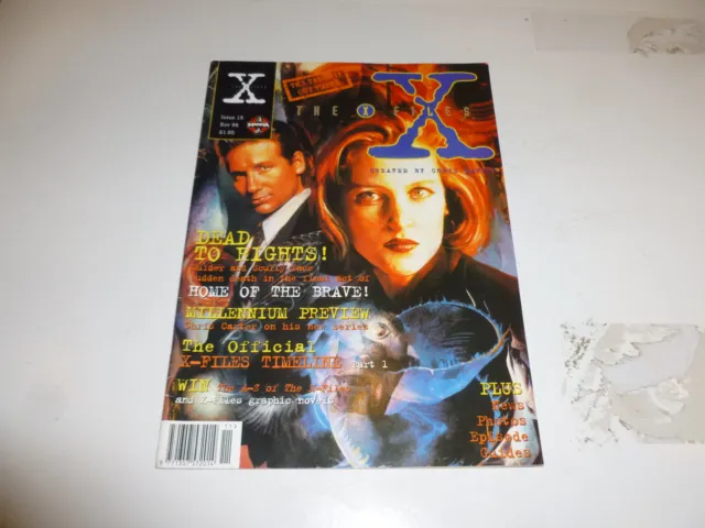 THE X-FILES MAGAZINE - Vol 1 - No 18 - Date 11/1996 - A4 Manga Comic