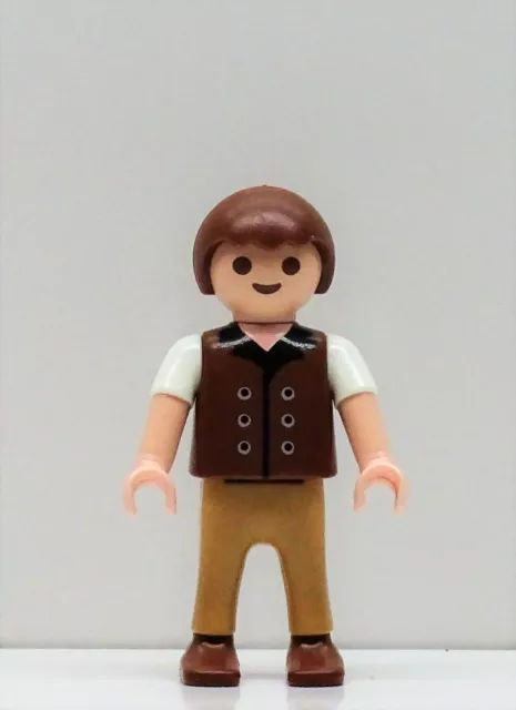 Ragazzi Bambino E Gilet Braun Scarpe Pantalone Playmobil Per Western Vittoriana