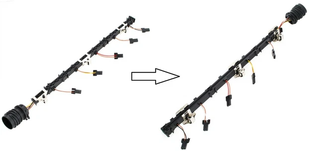 Faisceau de Câblage de Buse de Pompe pour VW Multivan V Phaeton Touareg T5 02-10