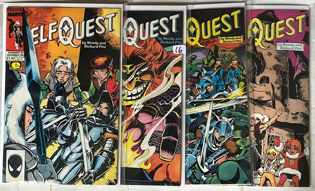 Marvel Comics Elf Quest Comic Book Lot Of 5