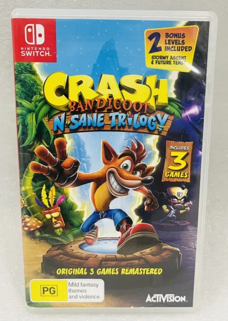 Crash Bandicoot: N. Sane Trilogy Nintendo Switch BRAND NEW FACTORY SEALED