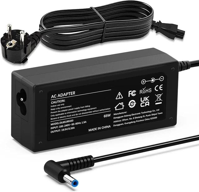 Chargeur 19.5V Compatible HP - Références 753560-001, 710413-001, PA-1900-32HH