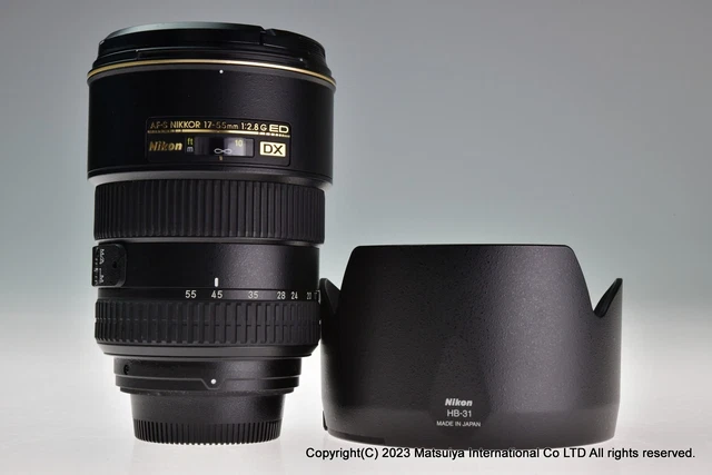 NIKON AF-S DX NIKKOR ED 17-55mm f/2.8G SWM IF Aspherical Excellent