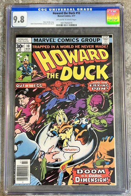 Howard The Duck #10 (1977) CGC 9.8 NM/MT Marvel Comics Gene Colan Cover & Art