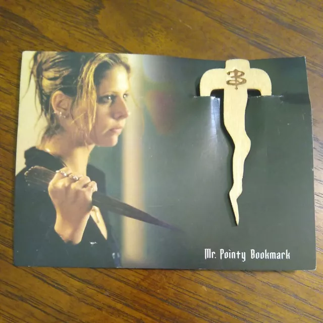 Buffy the Vampire Slayer Mr. Pointy Bookmark Wooden Stake Loot Crate Exclusive