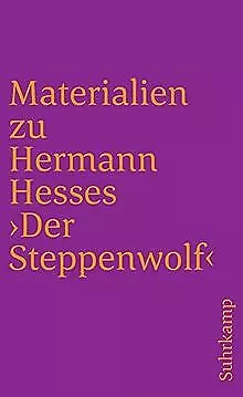 Materialien zu Hermann Hesses »Der Steppenwolf« (suhrkam... | Buch | Zustand gut