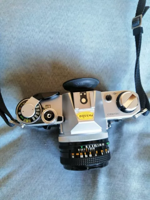 Canon Ae1 - Fotocamera Reflex Fd 50 Mm Dotata Di Accessori - Originale Anni 80 2