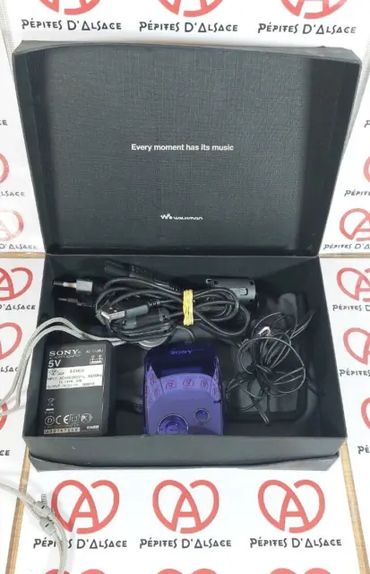 Sony Walkman NW-A1200 Lecteur MP3 Baladeur Musique 8GB Violet Rare TBE Semi HS !