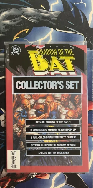 Batman Shadow Of The Bat #1 June 1992 DC Comics Collector's Set Sealed W/Posters