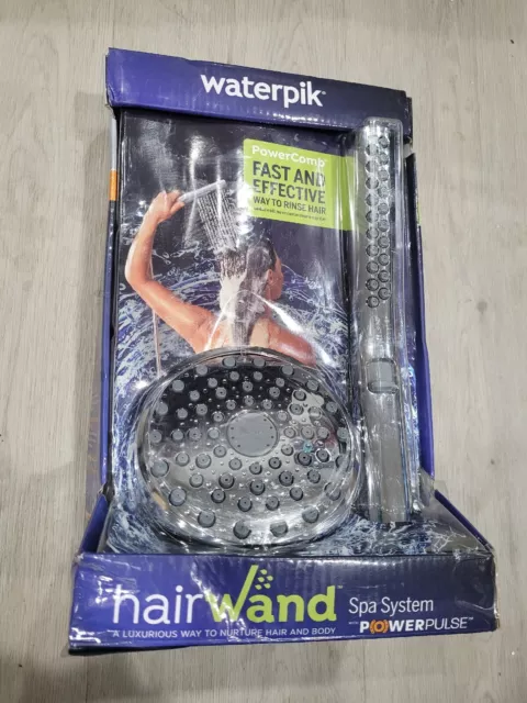 Waterpik PowerComb, HairWand Spa System With PowerPulse Shower Head Combo