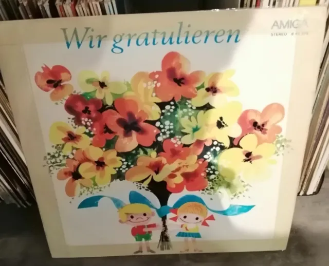 LP Vinyl Amiga 1970 Wir gratulieren