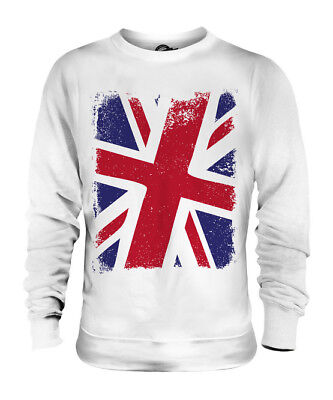 Angled Union Jack Flag Unisex Sweater  Top Gift Flag United Kingdom