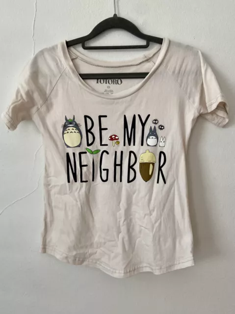 Studio Ghibli Her Universe My Neighbor Totoro Be My Neighbor Girls Shirt XS NWOT 2