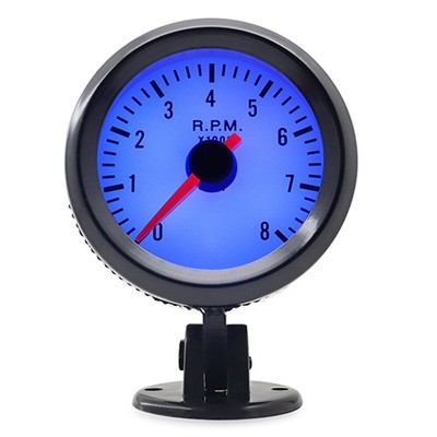 Rupse 2 Pouces 52mm Jauge de Niveau de Carburant Compteur avec Capteur E-1/2-F Pointeur 12V Universel pour Voiture SUV 