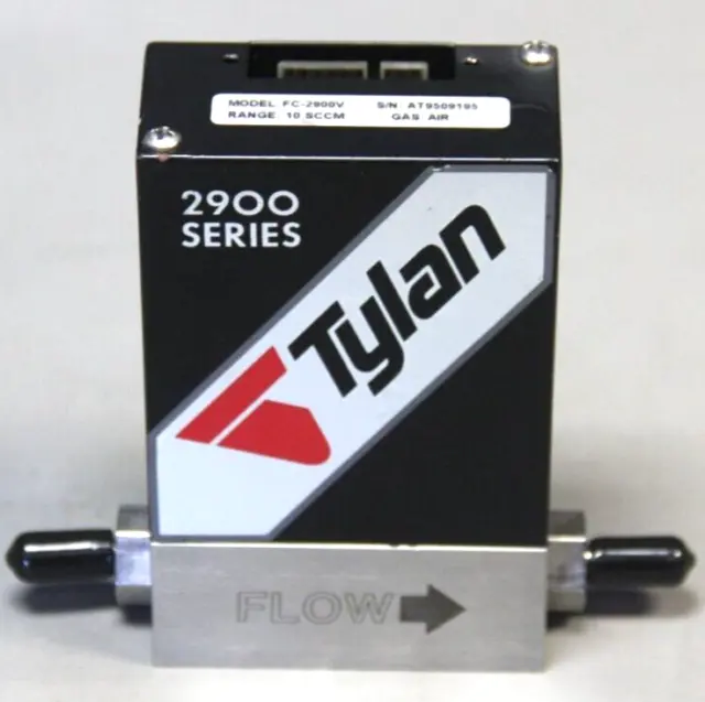 WORKING Tylan FC-2900V 2900 Series Mass Flow Controller Range: 10 SCCM GAS: Air