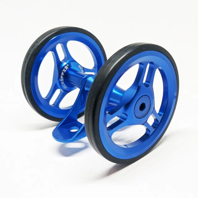 Lames De Garde-boue Titane Novdesign Pour Brompton, Avant Et Arrière, Type L/R, 4 Couleurs Ti