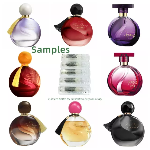SAMPLES AVON FAR AWAY Perfume Beyond Glamour Splendoria Royale