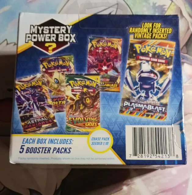 Pokemon TCG 2023 Mystery Power Box Trading Card Vintage Seeded 1:10 New & Sealed