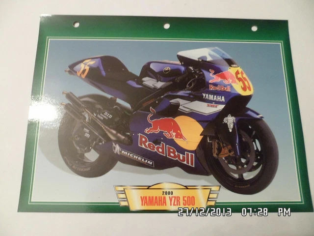 Moto Yamaha YZR500, GP 2002, Olivier Jacques, 1/12ème - Collection