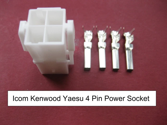 Spina Cavo Presa Di Alimentazione Walkie-talkie 4 Pin Per ICOM - Foto 11