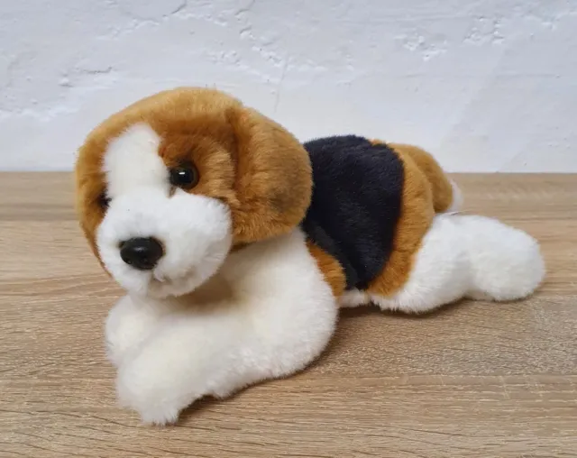 Peluche perro de peluche JMV acostado 20 cm excelente estado raro