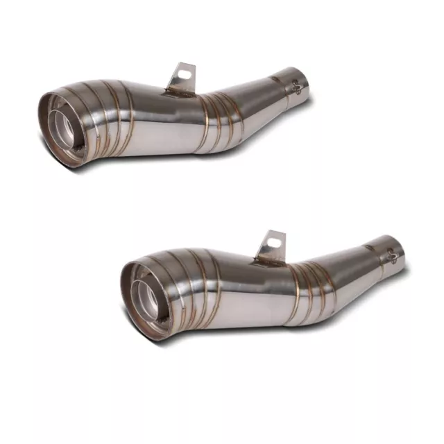 2x Zaddox silencer for BMW K 100 / K 75 S Exhaust GP Discount Set