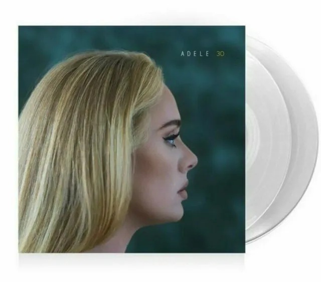Adele " 30 " 180G Double Clear Coloured Vinyl Album Brand New & Sealed