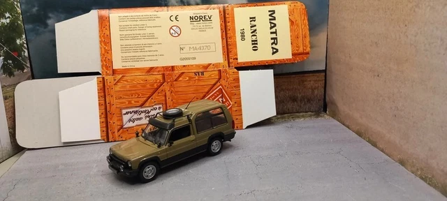 TALBOT MATRA RANCHO - 1980 Miniature Norev presse 1/43 EUR 29,90 - FR