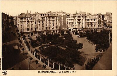 CPA AK CASABLANCA - Le Square Gentil MAROC (796207)