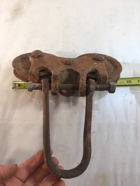 vintage antique barn door roller 8