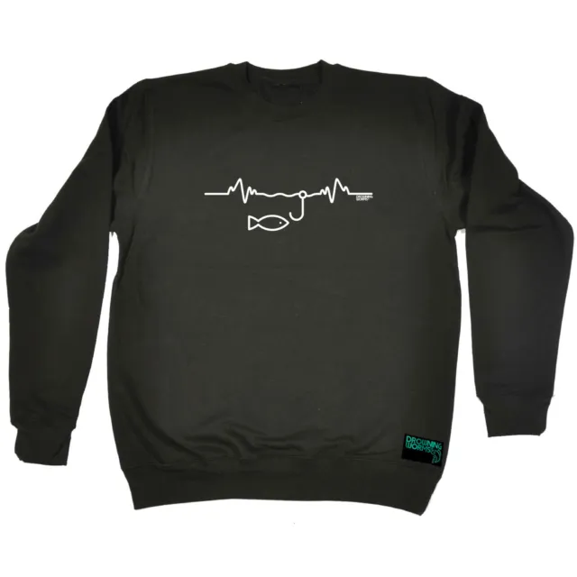 Fishing Dw Pulse - Mens Womens Novelty Funny Top Sweatshirts Jumper Sweatshirt