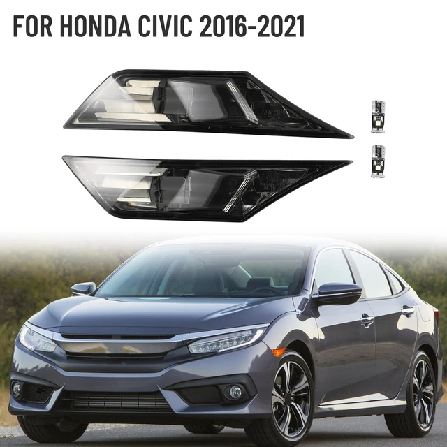 Fits For Honda Civic 2016-2021 Turn Signal Width Light Modified  With LED Bulb